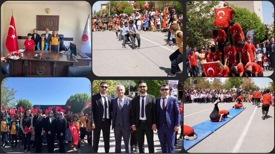 Türkiye Büyük Millet Meclisi’nin açılış yıldönümü ve Atatürk’ün çocuklarımıza en büyük hediyesi olan 23 Nisan Ulusal Egemenlik ve Çocuk Bayramı büyük bir coşkuyla kutlandı. 