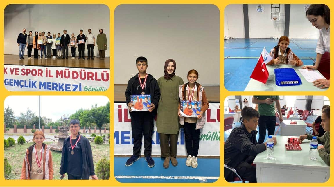 Türkiye Akıl ve Zeka Oyunları Federasyonu’nun düzenlemiş olduğu yarışmada okulumuz öğrencilerinden Beritan ERDEM Reversi oyununda il üçüncüsü, Kaya ÖZBEK Pentagon oyununda il üçüncüsü olmuştur. Öğrencilerimizi tebrik ediyoruz 